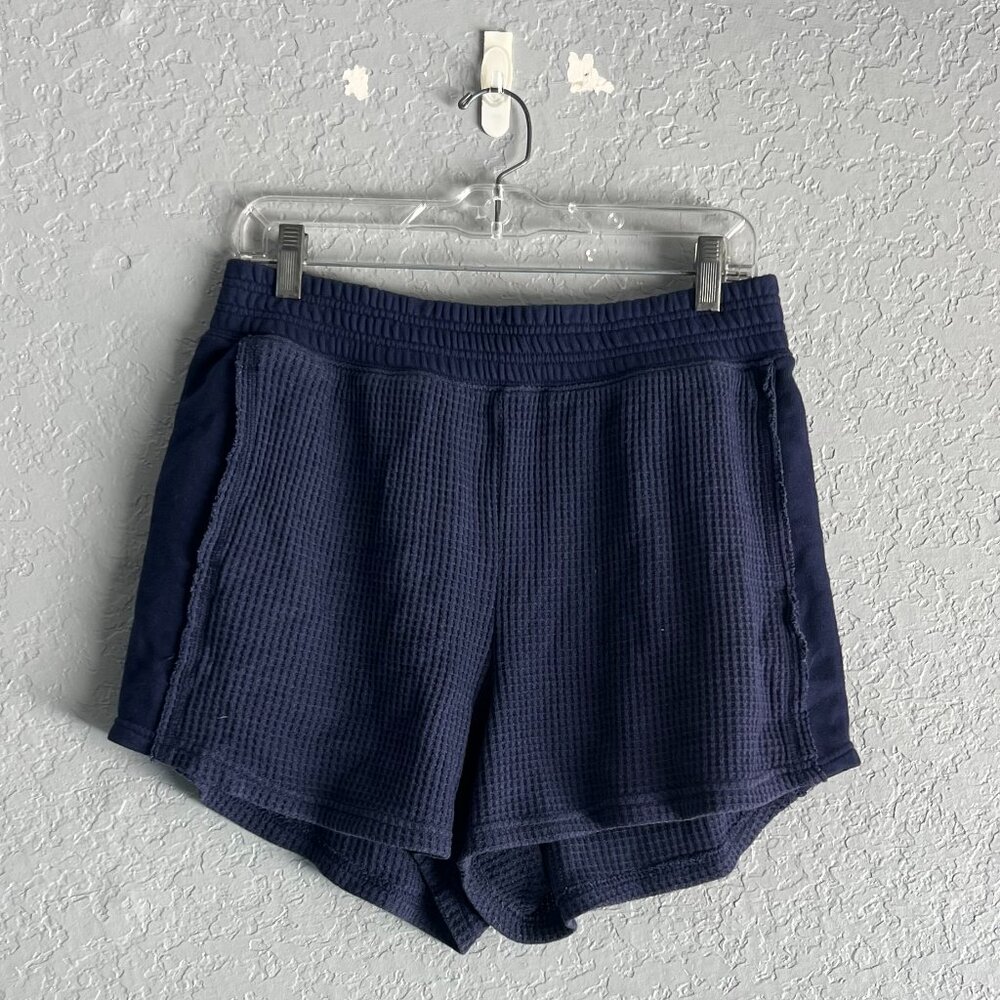 Aerie Navy Blue Waffle Lounge Set